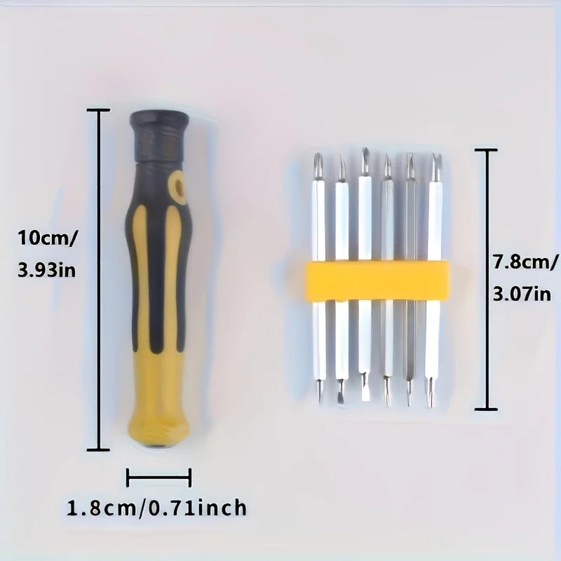 Juego de Destornilladores de Precisión Premium 7 en 1 2026 – Herramientas Duraderas para Reparaciones, Regalo Ideal para la Oficina