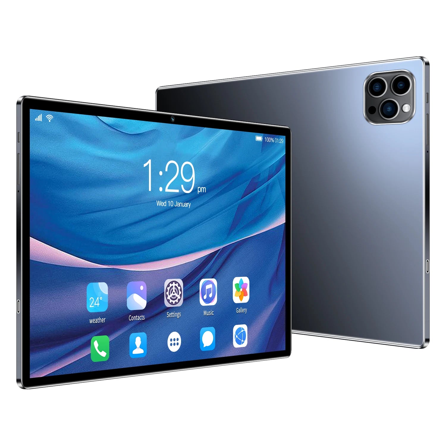Nueva tableta Pc Android de 10,1 pulgadas Google Play Octa Core cámaras duales Dual SIM 3G tabletas de llamadas telefónicas Bluetooth Wifi 4GB + 64GB ROM