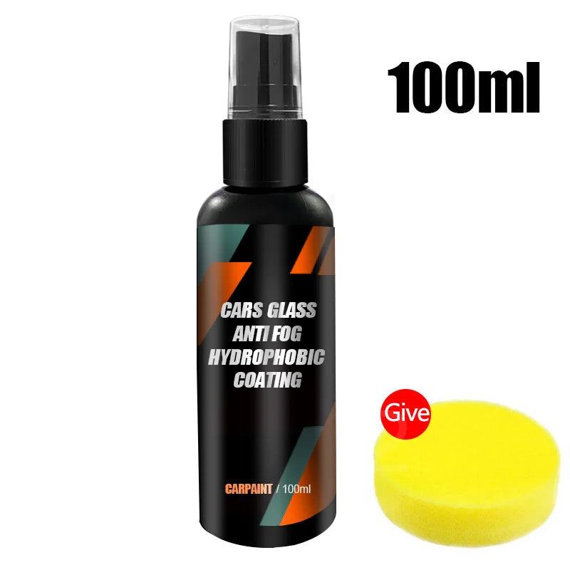 Spray repelente al agua para coche, revestimiento antilluvia para vidrio de coche, hidrofóbico, antilluvia, líquido para parabrisas, espejo, repelente al agua
