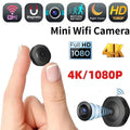 Nueva Mini Cámara Inalámbrica 4K HD, Cámara Portátil con Visión Nocturna, Videograbadora, Monitor Remoto WiFi, Grabadora de Voz y Video, Cámara de Seguridad