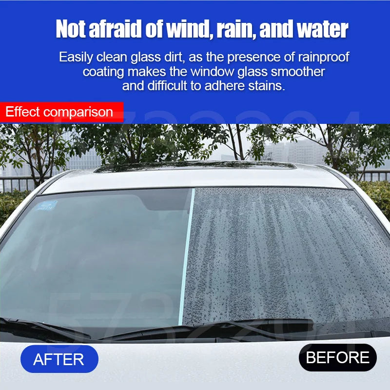 Spray repelente al agua para coche, revestimiento antilluvia para vidrio de coche, hidrofóbico, antilluvia, líquido para parabrisas, espejo, repelente al agua