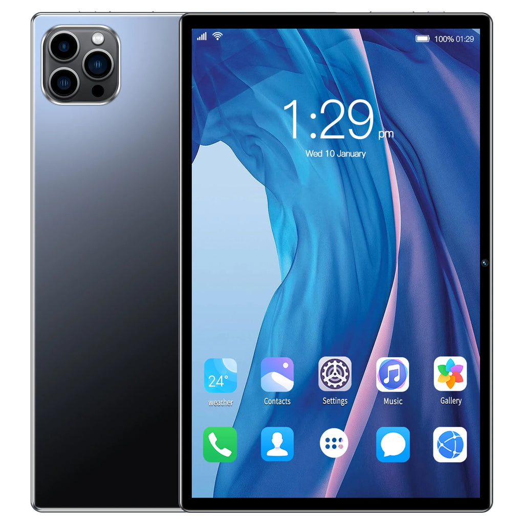 Nueva tableta Pc Android de 10,1 pulgadas Google Play Octa Core cámaras duales Dual SIM 3G tabletas de llamadas telefónicas Bluetooth Wifi 4GB + 64GB ROM