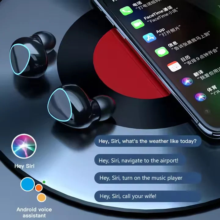 Nueva llegada M10 auriculares inalámbricos de alta calidad auriculares con sonido perfecto juego deportivo música BT auriculares con banco de energía