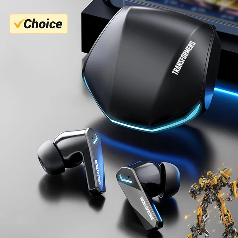 Auriculares Lenovo GM2 Pro para Juegos, Bluetooth 5.4, Auriculares Deportivos, Modo Dual, Llamadas HD, Reducción de Ruido, con Micrófono, Auriculares para Música