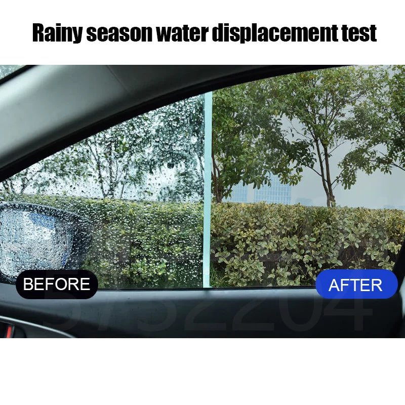 Spray repelente al agua para coche, revestimiento antilluvia para vidrio de coche, hidrofóbico, antilluvia, líquido para parabrisas, espejo, repelente al agua